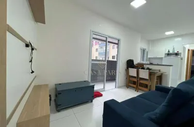 Apartamento mobiliado com 1 dormitório à venda, 48 m² por r$ 350.000 - canto do forte - praia grande/sp
