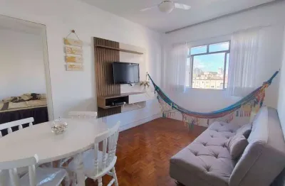 Apartamento mobiliado com 1 dormitório à venda, 47 m² por r$ 250.000 - boqueirão - praia grande/sp