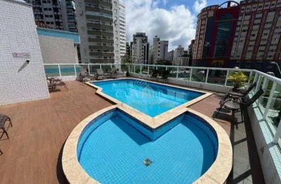 Apartamento com 2 dormitórios à venda, 105 m² por r$ 720.000,00 - vila guilhermina - praia grande/sp