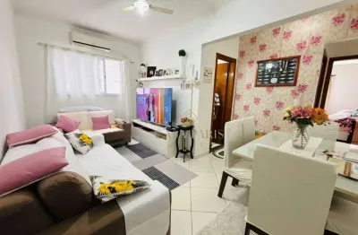 Apartamento com 2 dormitórios à venda, 58 m² por r$ 370.000,00 - vila guilhermina - praia grande/sp
