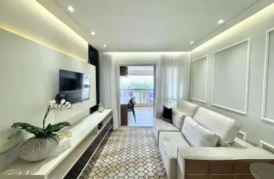 Apartamento frente mar com 2 dormitórios à venda, 82 m² por r$ 1.150.000 - boqueirão - praia grande/sp