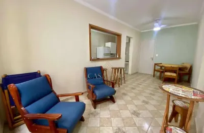 Apartamento mobiliado com 2 dormitórios à venda, 59,21 m² por r$ 385.000 - canto do forte - praia grande/sp