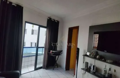 Apartamento com 1 dormitório à venda, 49 m² por r$ 260.000,00 - caiçara - praia grande/sp