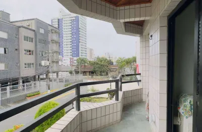 Apartamento com 1 suíte e 2 vagas demarcadas à venda, 64 m² por r$ 320.000 - aviação - praia grande/sp