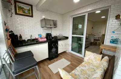 Apartamento mobiliado com 2 dormitórios à venda, 83 m² por r$ 680.000 - canto do forte - praia grande/sp