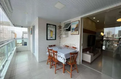 Apartamento mobiliado com 2 suítes à venda, 82 m² por r$ 850.000 - canto do forte - praia grande/sp