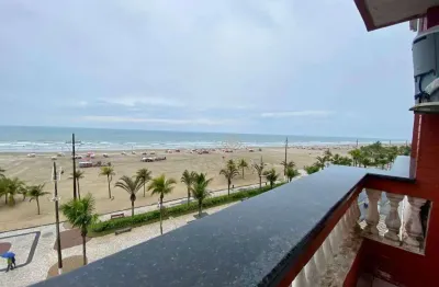 Apartamento vista mar com 2 dormitórios à venda, 72 m² por r$ 439.000 - aviação - praia grande/sp