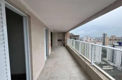 Apartamento com 3 dormitórios e 3 vagas demarcadas à venda, 122 m² por r$ 1.200.000 - vila guilhermina - praia grande/sp