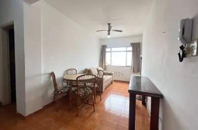 Apartamento mobiliado com 1 dormitório à venda, 50 m² por r$ 250.000 - boqueirão - praia grande/sp