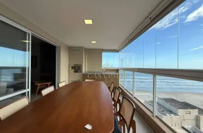 Apartamento vista mar com 3 dormitórios à venda, 143 m² por r$ 1.900.000 - aviação - praia grande/sp
