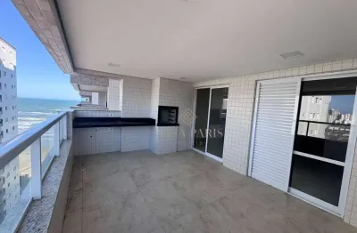 Apartamento vista mar com 2 suítes à venda, 88 m² por r$ 670.000 - caiçara - praia grande/sp