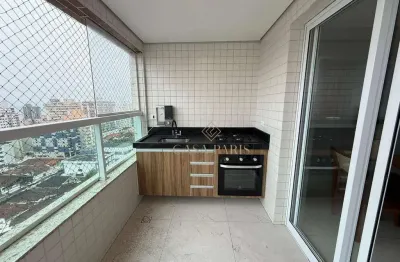 Apartamento com 2 dormitórios à venda, 89 m² por r$ 820.000,00 - caiçara - praia grande/sp