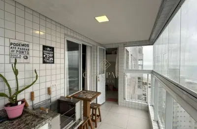 Apartamento vista mar com 1 suíte à venda, 51 m² por r$ 470.000 - caiçara - praia grande/sp