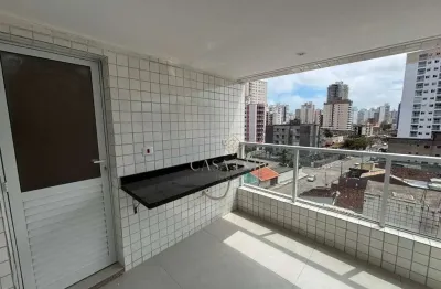 Apartamento novo com 2 dormitórios à venda, 80 m² por r$ 630.000 - aviação - praia grande/sp