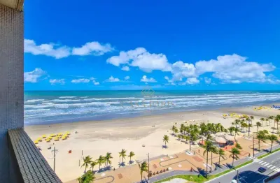 Apartamento frente mar com 1 dormitório à venda, 60 m² por r$ 375.000 - ocian - praia grande/sp