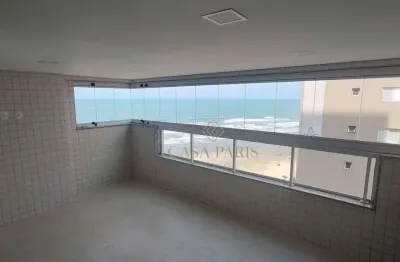Apartamento vista mar com 2 dormitórios à venda, 90 m² por r$ 1.000.000 - caiçara - praia grande/sp
