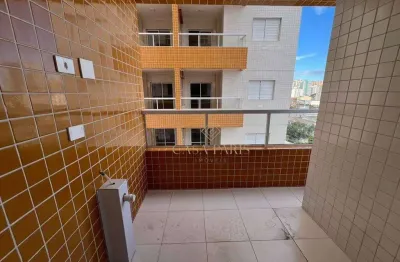 Apartamento com 2 dormitórios à venda, 65 m² por r$ 410.000 - boqueirão - praia grande/sp