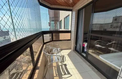 Apartamento vista mar com 2 dormitórios à venda, 85 m² por r$ 590.000 - caiçara - praia grande/sp