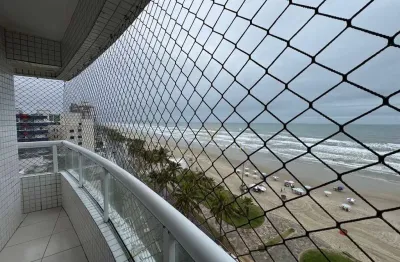 Apartamento vista mar com 2 dormitórios à venda, 78 m² por r$ 480.000 - caiçara - praia grande/sp