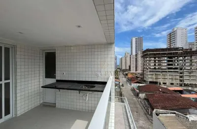 Apartamento novo com 2 dormitórios à venda, 80 m² por r$ 585.000 - aviação - praia grande/sp