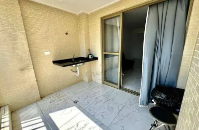 Apartamento mobiliado com 2 dormitórios à venda, 62 m² por r$ 410.000 - aviação - praia grande/sp