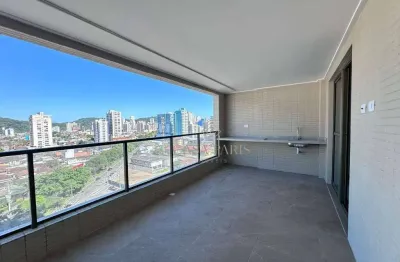 Apartamento com 3 dormitórios à venda, 152 m² por r$ 1.700.000,00 - canto do forte - praia grande/sp