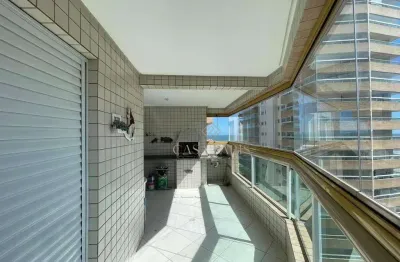 Apartamento com 2 suítes à venda, 100 m² por r$ 750.000 - aviação - praia grande/sp