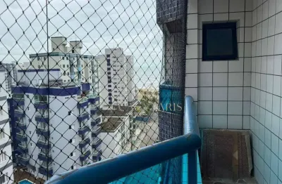Apartamento vista mar com 2 dormitórios à venda, 83 m² por r$ 400.000 - ocian - praia grande/sp