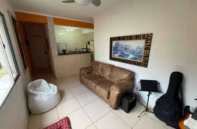 Apartamento com 1 dormitório à venda, 45 m² por r$ 270.000,00 - tupi - praia grande/sp