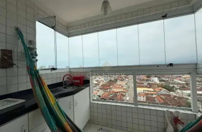Apartamento mobiliado com 1 dormitório à venda, 53 m² por r$ 320.000 - tupi - praia grande/sp