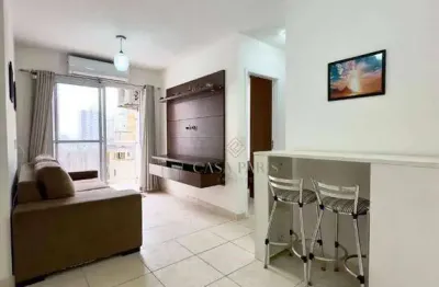 Apartamento porteira fechada com 2 dormitórios à venda, 54 m² por r$ 415.000 - vila assunção - praia grande/sp