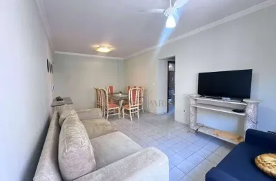 Apartamento mobiliado com 2 dormitórios à venda, 75 m² por r$ 395.000 - vila guilhermina - praia grande/sp