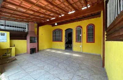 Casa com 2 dormitórios à venda, 63 m² por r$ 260.000 - caiçara - praia grande/sp