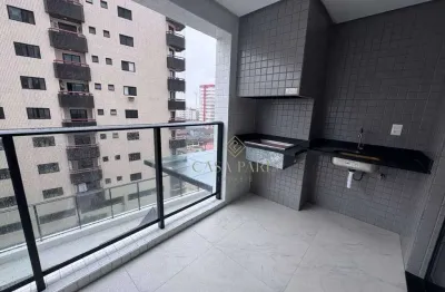 Apartamento com 2 suítes à venda, 92 m² por r$ 700.000 - aviação - praia grande/sp