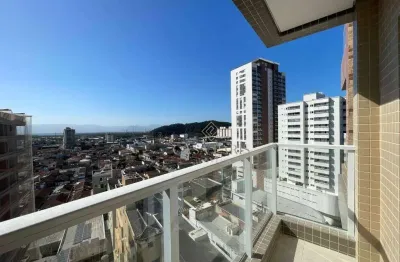 Apartamento com 1 dormitório à venda, 44 m² por r$ 340.000 - boqueirão - praia grande/sp