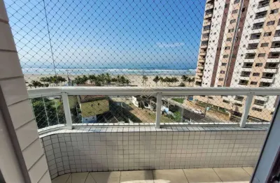 Apartamento vista mar com 1 dormitório à venda, 45 m² por r$ 370.000 - mirim - praia grande/sp