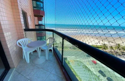 Apartamento vista mar com 2 dormitórios à venda, 105 m² por r$ 500.000 - vilamar - praia grande/sp