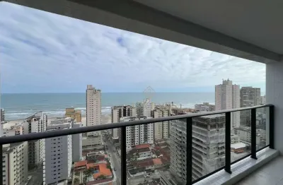 Apartamento vista mar com 2 suítes à venda, 86 m² por r$ 780.000 - aviação - praia grande/sp