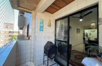 Apartamento com 2 dormitórios à venda, 84 m² por r$ 425.000,00 - tupi - praia grande/sp