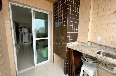 Apartamento com 1 dormitório à venda, 45 m² por r$ 360.000,00 -  guilhermina - praia grande/sp