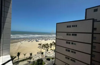 Apartamento com 1 dormitório à venda, 57 m² por r$ 290.000 - vila guilhermina - praia grande/sp