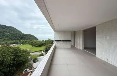 Apartamento vista mar com 3 suítes à venda, 123 m² por r$ 1.300.000 - canto do forte - praia grande/sp