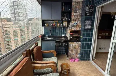 Apartamento com 2 suítes à venda, 92 m² por r$ 579.000 - canto do forte - praia grande/sp