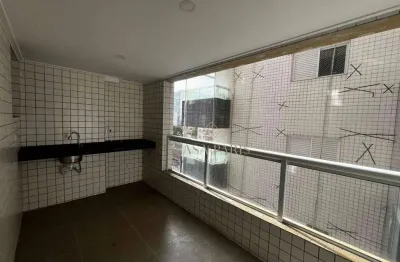 Apartamento com 2 dormitórios à venda, 80 m² por r$ 445.000 - caiçara - praia grande/sp