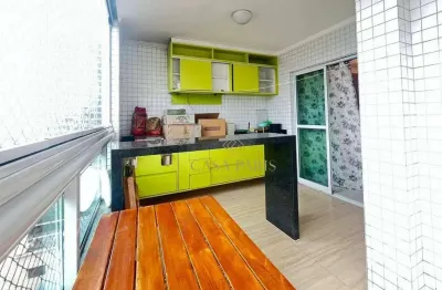 Apartamento com 3 dormitórios à venda, 119 m² por r$ 949.000,00 - canto do forte - praia grande/sp