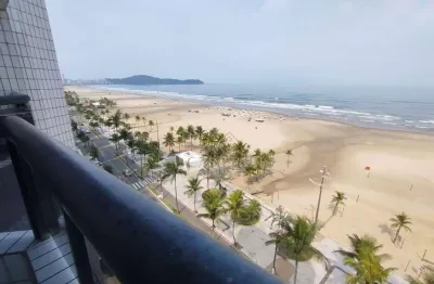 Apartamento frente mar com 2 dormitórios à venda, 85 m² por r$ 490.000 - aviação - praia grande/sp