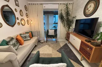 Apartamento vista mar com 2 dormitórios à venda, 96 m² por r$ 640.000 - vila guilhermina - praia grande/sp