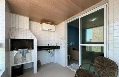 Apartamento com 2 dormitórios à venda, 80 m² por r$ 580.000 - aviação - praia grande/sp