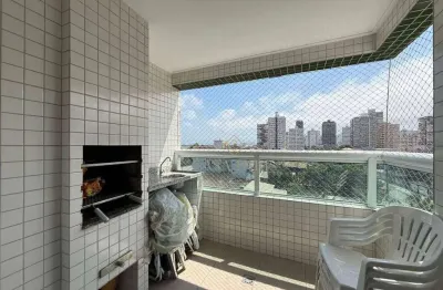 Apartamento porteira fechada com 1 dormitório à venda, 45 m² por r$ 380.000 - vila guilhermina - praia grande/sp