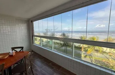 Apartamento frente mar com 3 dormitórios à venda, 102 m² por r$ 1.030.000 - balneário flórida - praia grande/sp